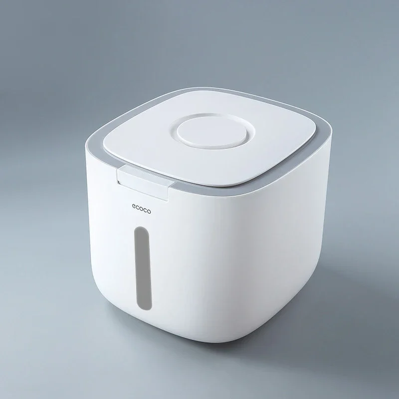 5/10 Kg Kitchen Collection Nano Bucket Rice Storage Container Flip Top Food Storage Bin Container Sealed Rice Bucket