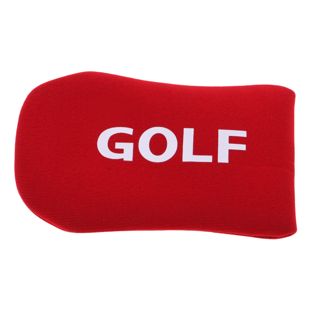 Neoprene Golf Putter Headcover Club Head Cover Perfect for Blade Putters: Red