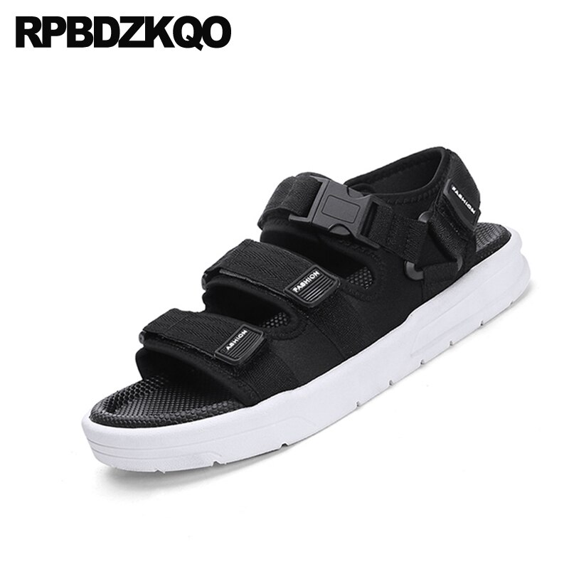 Gladiator sandalen zomer runway zwart plus size romeinse sport band inheemse 45 mooie italiaanse grote heren mesh schoenen beroemde