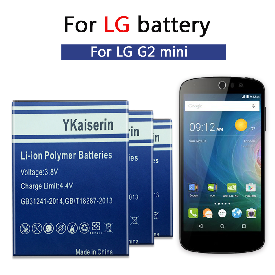 Goede G2 Mini Batterij Voor Lg G2mini D410 D315 D618 D620 D620R D620K F70 BL-59UH 4000 Mah BL59UH