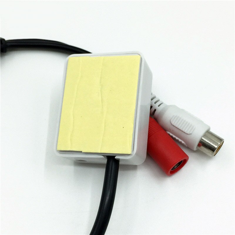 High Sensitive Microphone CCTV Mini MIC RCA Output for CCTV Security Security Camera DVR System