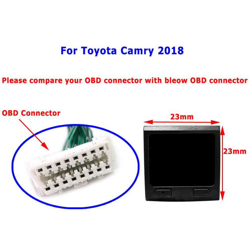 For Toyota Camry TPMS Tire Pressure Monitoring System Real Time Monitor Type Safe Unit Connect OBD No Sensor: Default Title