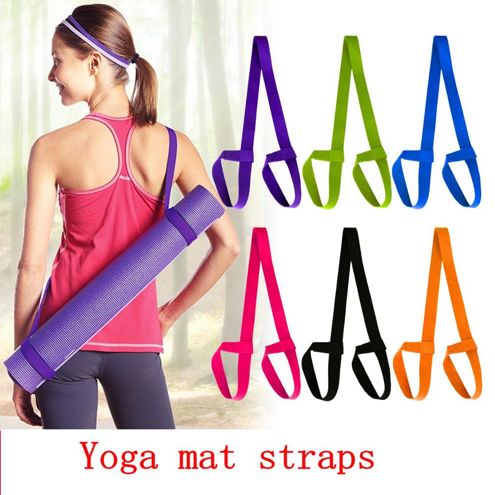 Correa de Yoga para el hombro, cinturón ajustable para Yoga, eslinga deportiva para llevar al hombro, ejercicio, estiramiento, Fitness, cinturón de Yoga elástico