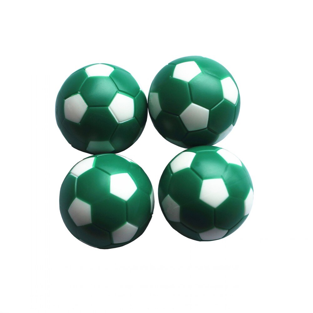 Bordfodboldbolde fodbold bordspil fussball indendørs spil grøn + hvid 36mm fodbold 24g/ stk brætspil