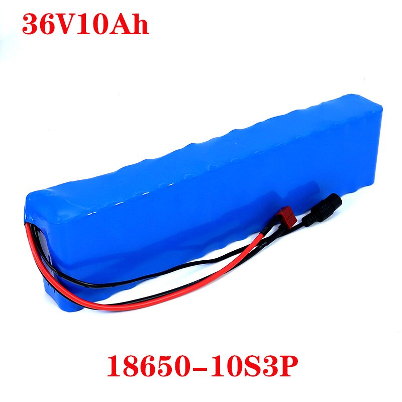 36V 10Ah 600watt 10S3P lithium ion battery pack 20A BMS For xiaomi mijia m365 pro ebike bicycle scoot T plug