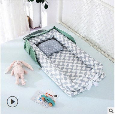 Baby seng bærbar baby reden seng krybbe rejse nyfødte barnesenge børnehave sove rede spædbarn vugge baby bassinet børns kofanger krybbe: 3