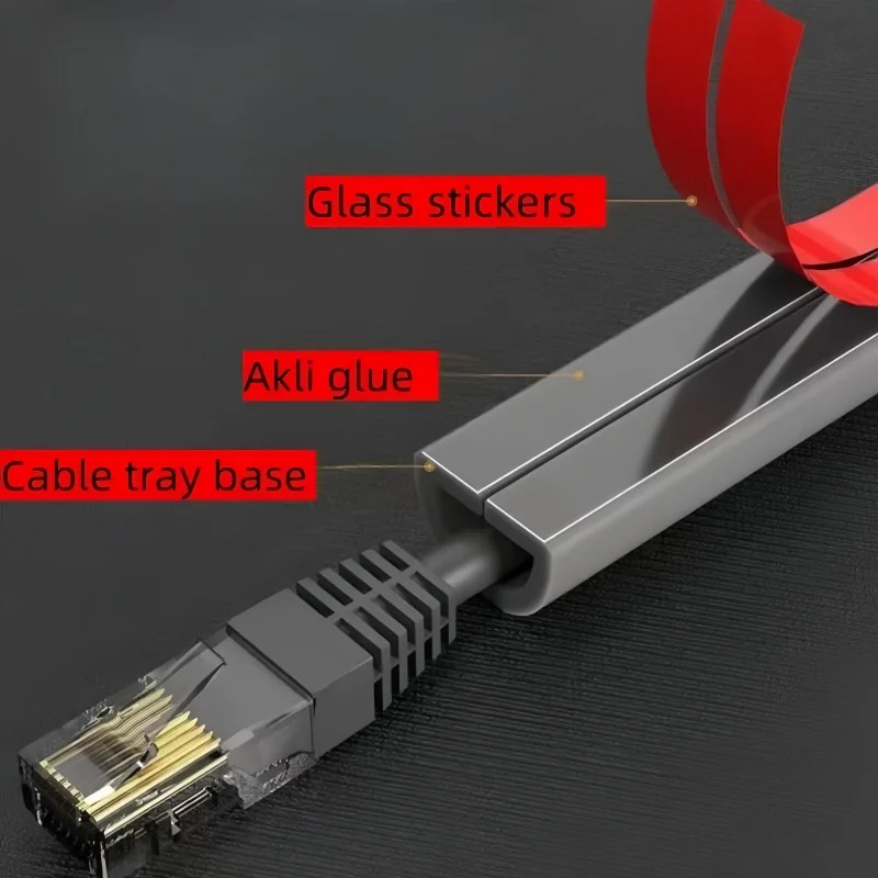 1 STÜCK 2 m/78,74 Zoll Flexible Bodenkabelaufdeckung Gummikabel Selbstklebender Wandkabelversteck Internet Drahtkanal Kanalschlitz Kabelverwaltigung