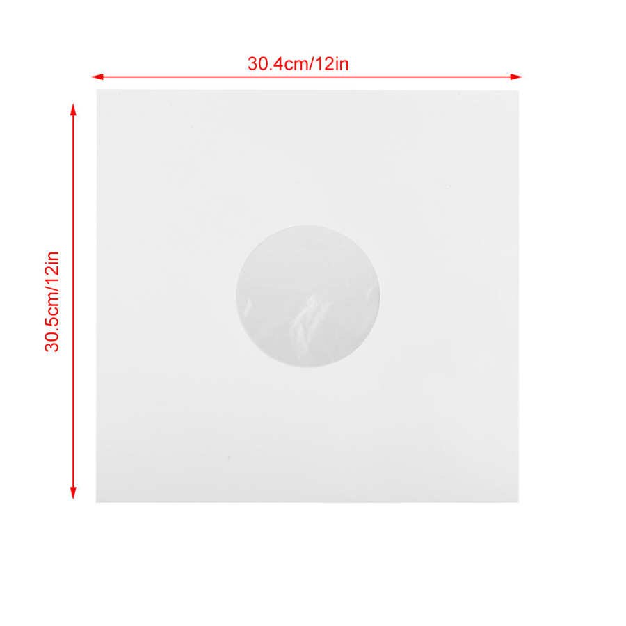 20Pcs 12Inch Vinyl Record Bag Cover Protector Case Anti-Statische Cd Speler Beschermhoes Met Binnenzak of Niet