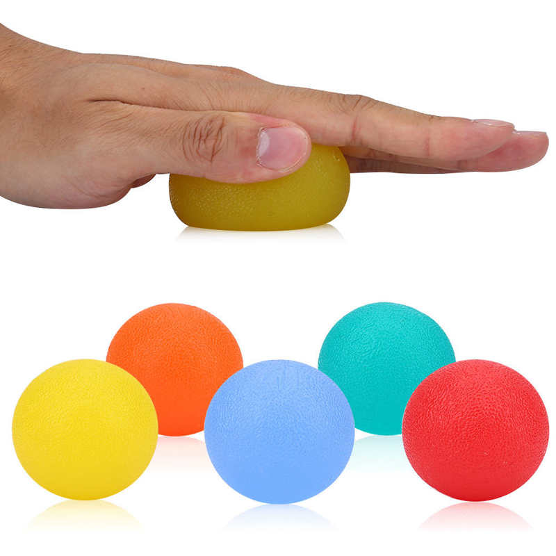 53mm Fitness Silicone Massage Therapy Grip Ball Hand Finger Exerciser Muscle Relax Recovery Gripper Pain Relief Fascia Ball