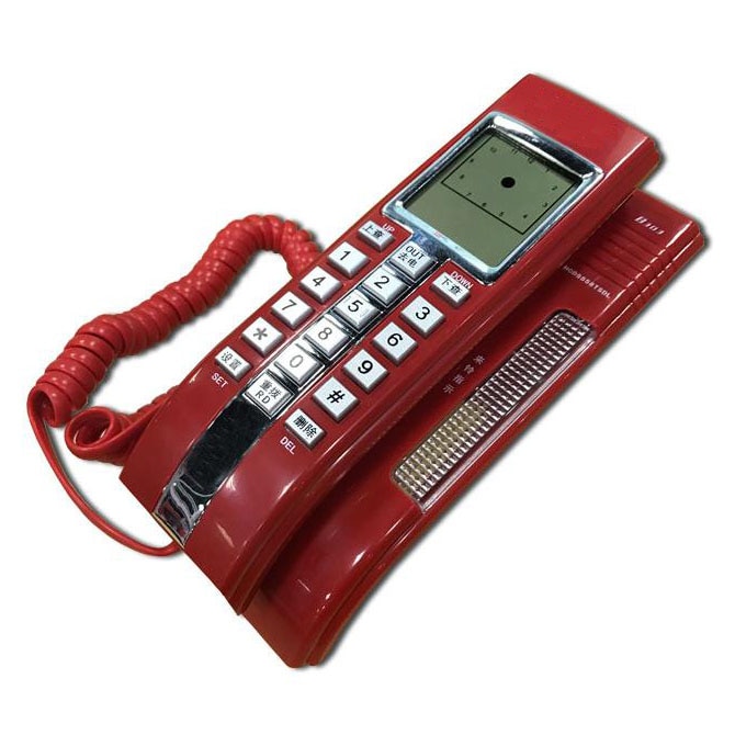 Caller ID Landline Wall Telephone Hook Small Hotel Portable TelephoneS For Home Bussiness Red blue telefonos fijos