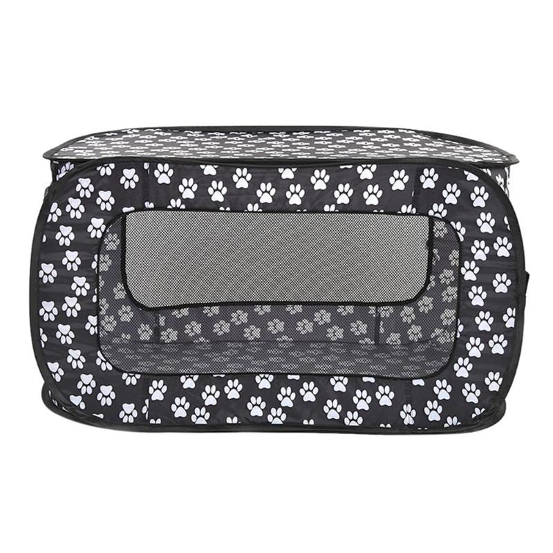 Tienda Rectangular plegable portátil para mascotas, jaula para perros, Corral, perrera, perrera, gato, tiendas para mascotas, túnel, casa para perros transpirable: Default Title