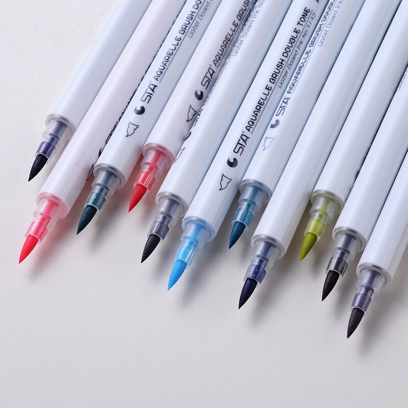 14pcs/28Colors Pen Marker Set Dual Head Sketch Mar... – Grandado