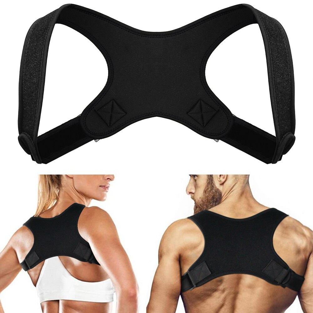 Terug Houding Corrector Houding Correctie Sleutelbeen Wervelkolom Corrector Unisex Terug Schouder Lumbale Brace Ondersteuning Riem Verstelbare