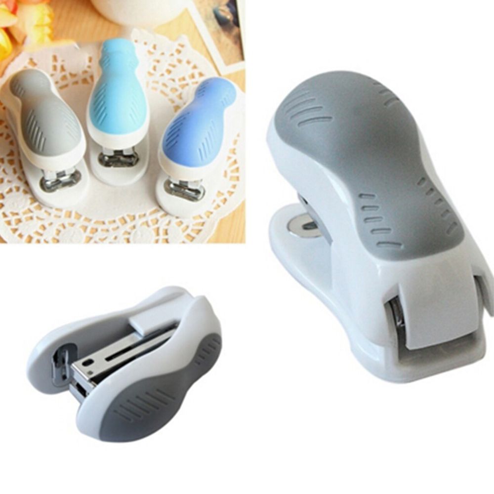 1Stck Mini Hefter Volle Streifen Wirtschaft Hefter Arbeitssparende Hefter Locher Schreibwaren Büro Schule Liefert Schreibtisch Schreibwaren