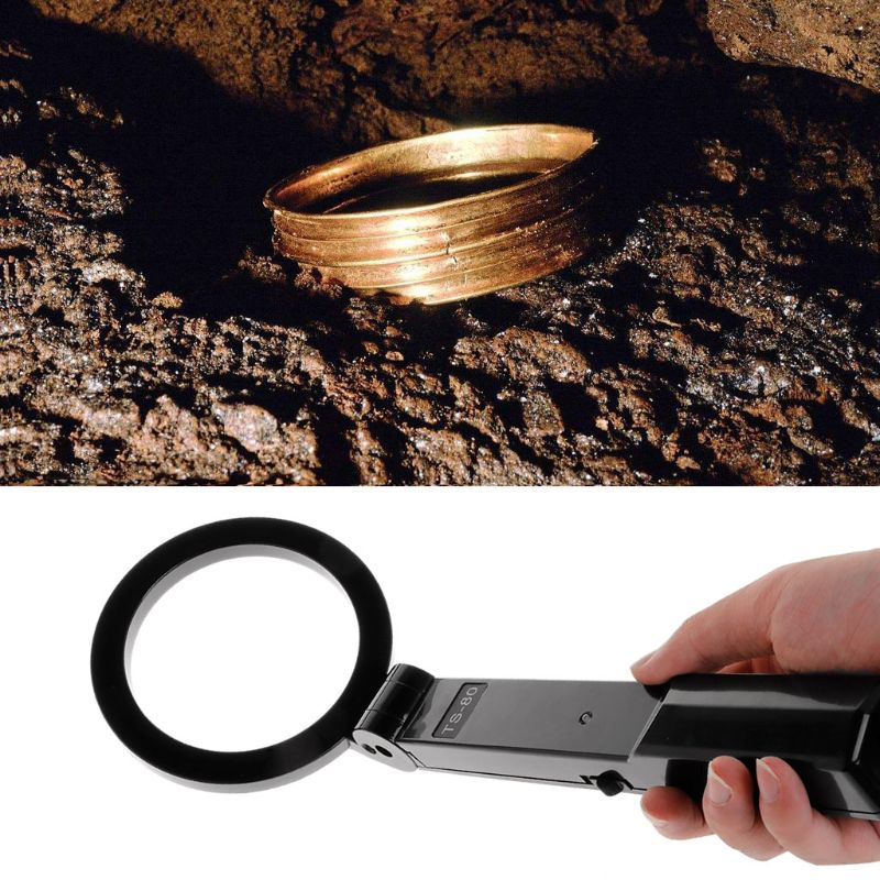 Portable Hand-Held Folding Metal Detector High Sensitivity Multifunctional Test Underground Metal Detector