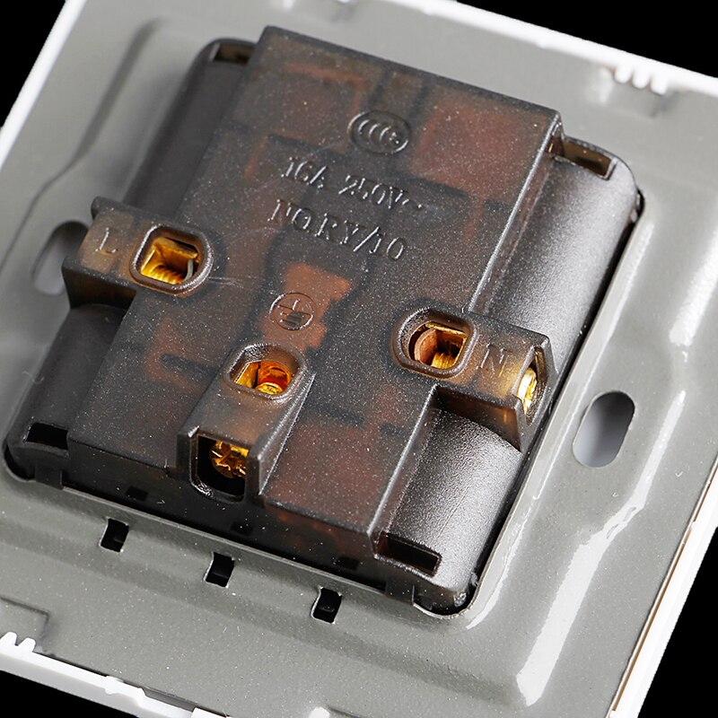 Universal 5 Hole Electric AC Power Outlet Panel Plate Wall Charger Dock Socket On