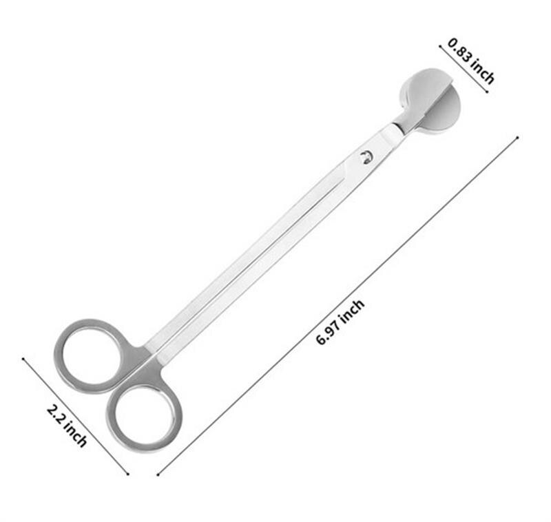 17Cm Rvs Kaarsenlont Trimmer Olie Lamp Trim Schaar... Grandado