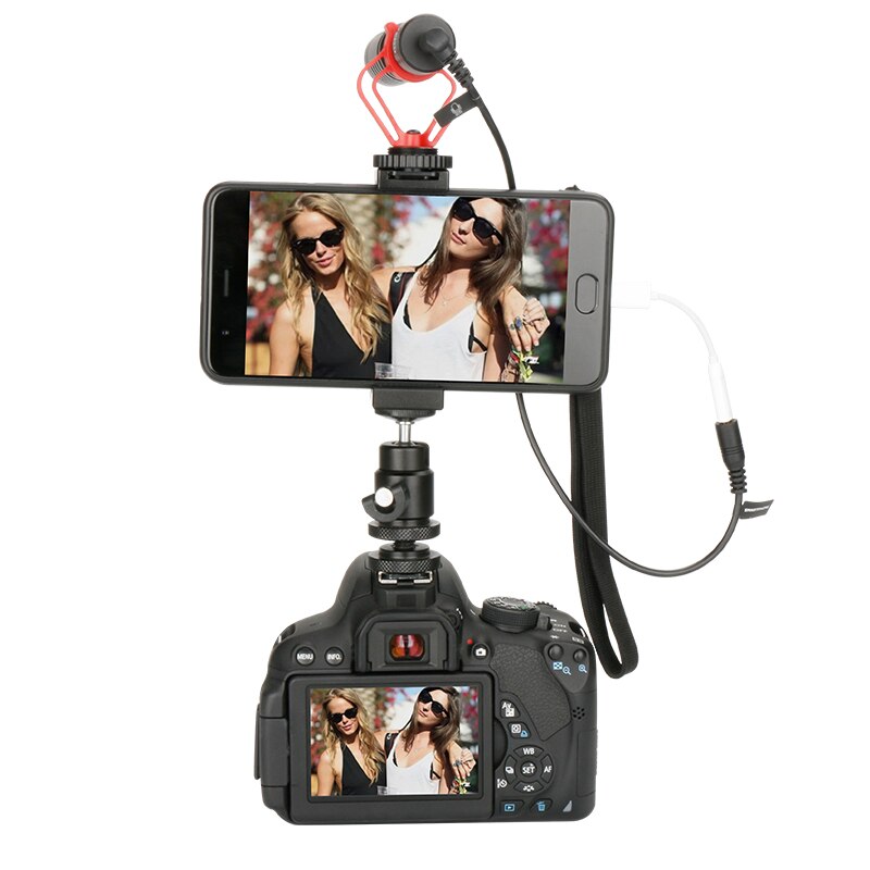 Ulanzi Smartphone Tripod Mount Aluminum Metal Universal Smart Phone Tripod Adapter Handle Grip Holder for iPhone Android