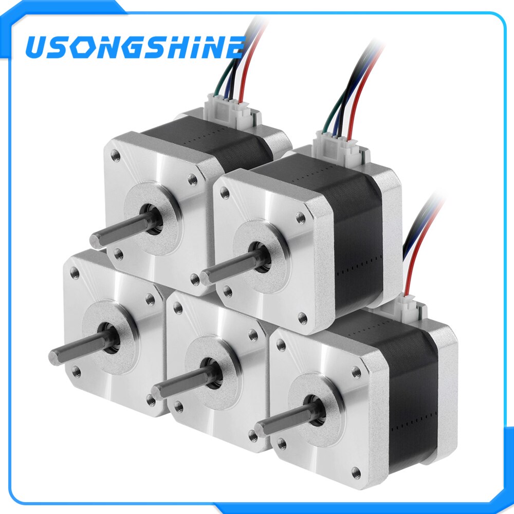 Nema 17 40mm stepper motor 42 motor 4- lead 17 hs 4401 nema 17 42 bygh 1.5a with dupont line for 3d printer and cnc