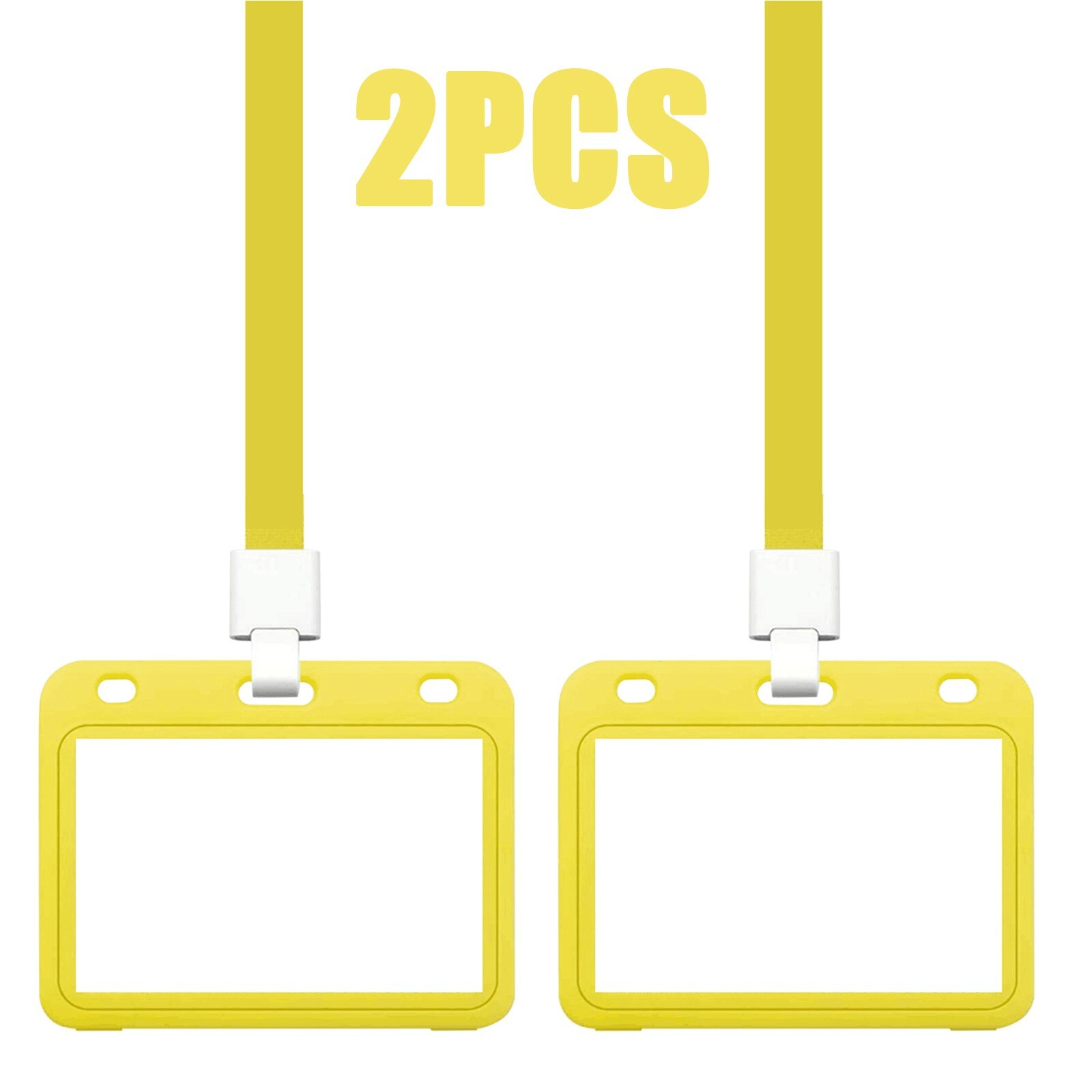 1/2/5PC Clear Vaccination Card Protector Vaccine Card 4x3 Protective Waterproof PVC Health Card Case for CDC Immunization Badge: Yellow 2pc