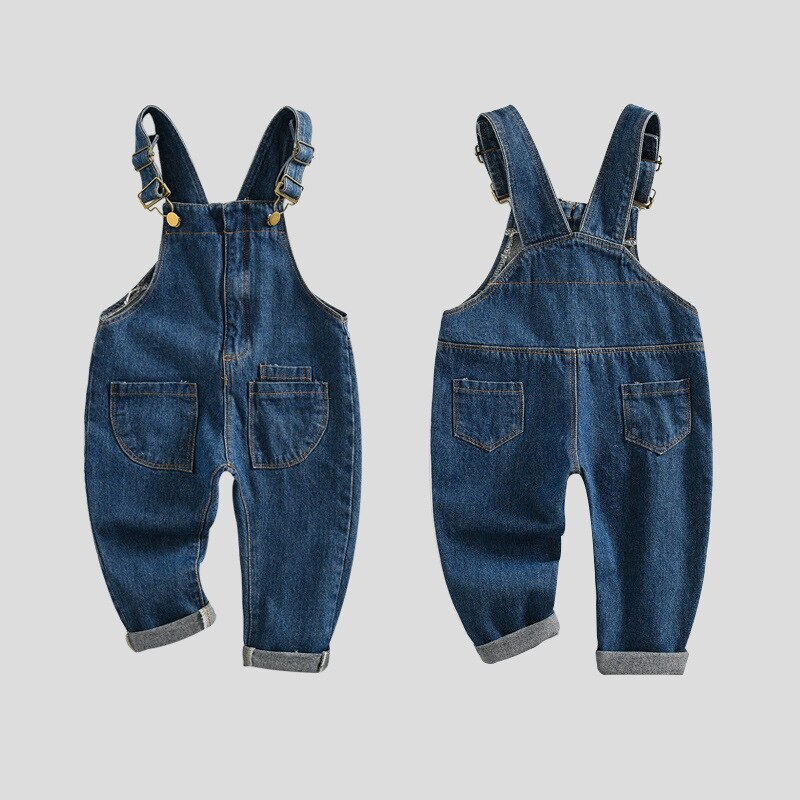 Salopette en denim pour garçons | Salopette extensible à fermeture éclair, salopette en jean pour enfants, barboteuse pour garçons et filles