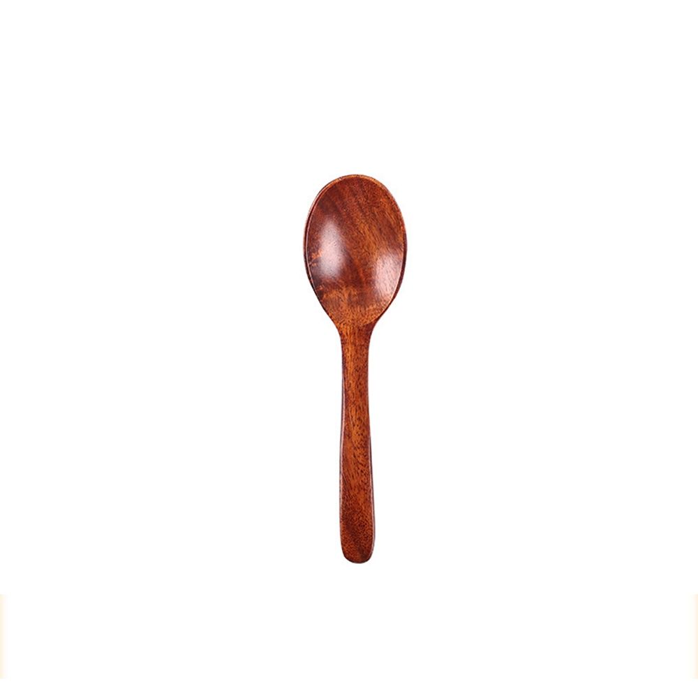 1Pcs Wooden Spoon Coffee Dessert Home Kitchen Utensils Rice Tea Honey Cooking Dining Tableware Teaspoons Kitchen Tools: B3