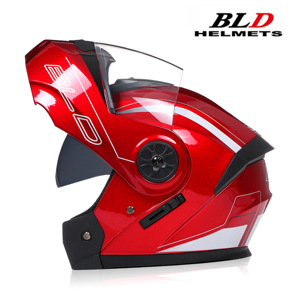 Lente dupla modular capacete da motocicleta mais recente flip face segurança capacete profissional quatro estações equitação ece dot aprovado casco