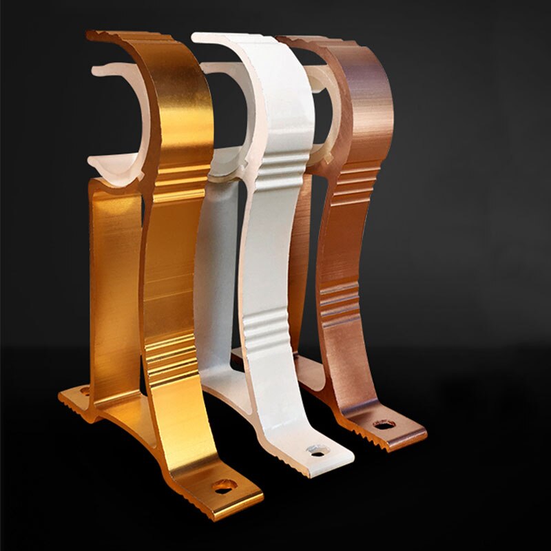 Curtain Hook Top Mounted Ceiling Suspended Bracket Roman Rod Single Holder Base Stand Curtain Accessories Thicken Rod Bracket