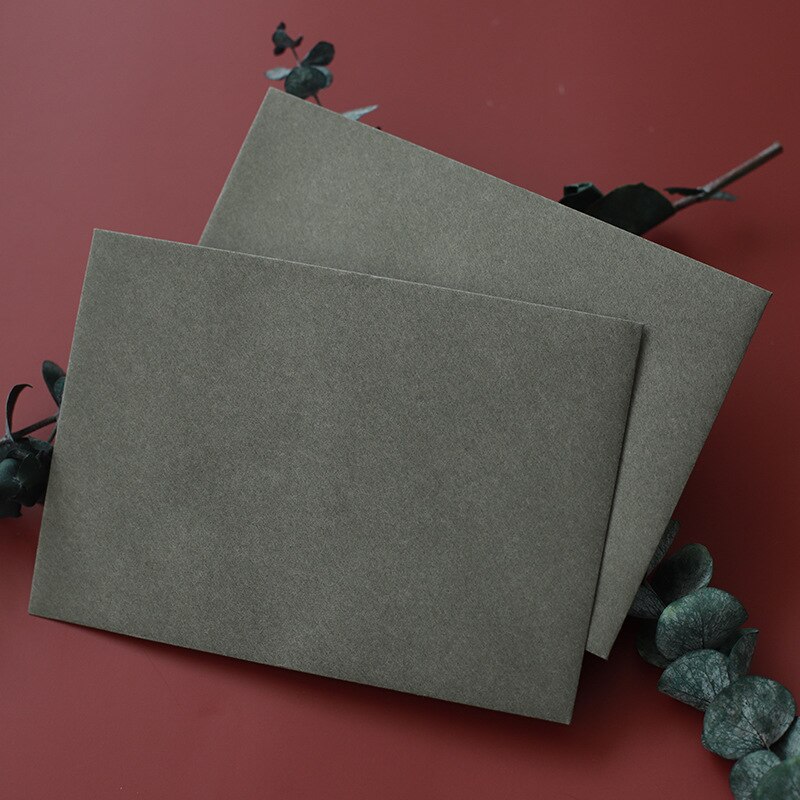 50pcs/lot Retro Western Envelopes Blank Paper Wallet Envelopes For Wedding Invitation, Photo Storage 119mm X162mm