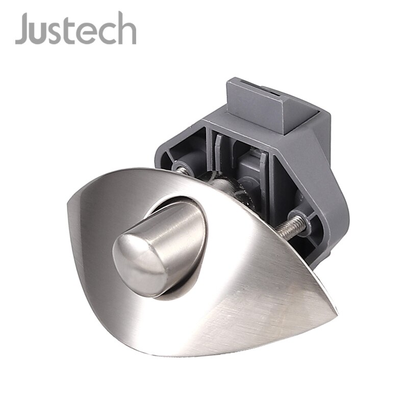 Justech Half Moon Push Latch Knob Lock For RV Caravan Yacht Car Boat Drawer Motorhome Catch Lock