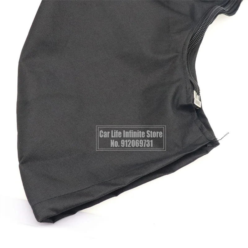 Wasserdichte 600D 3/4 Bogen Bimini Top Boot Abdeckung Kein Rahmen Yacht Boot Abdeckung Mit Reißverschluss Anti UV Staubdicht Abdeckung Marine Zubehör