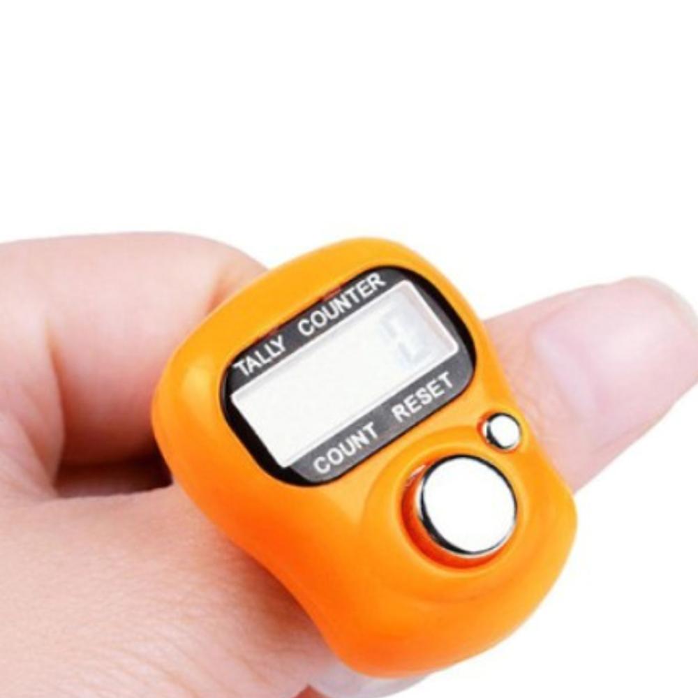 Stitch Marker And Row Finger Counter LCD Electronic Digital Tally Counter For Sewing Knitting weave Tool 1Pcs Random Color