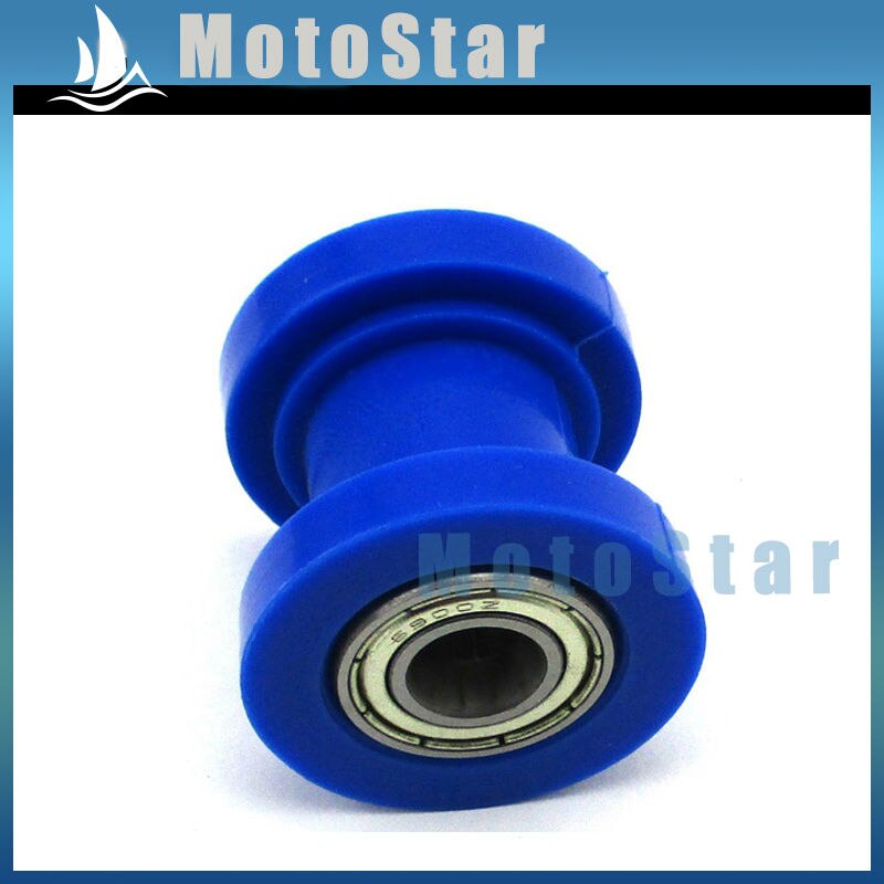 2 stks Blauw 10mm Dirt Pit Bike Chain Roller Katrol Spanner Voor TTR XR50 CRF50 KLX SSR Pitsterpro GPX SDG YCF Coolster Lifan YX