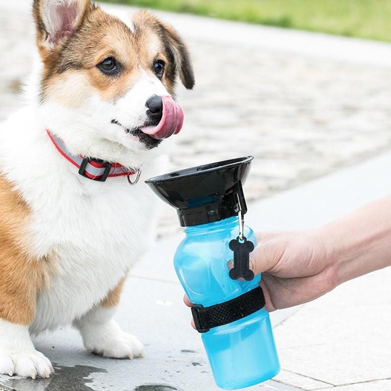 Bebedero portátil para mascotas, alimentador de bebedero, botella de agua de gran capacidad para perros