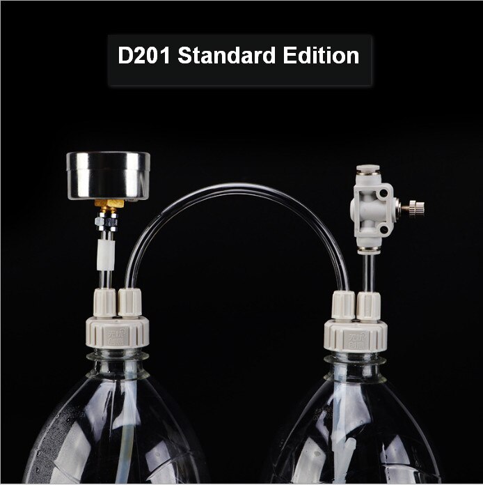 Equipo acuático HONGYI D201 DIY generador de dióxido de carbono CO2 casero: Standard Edition
