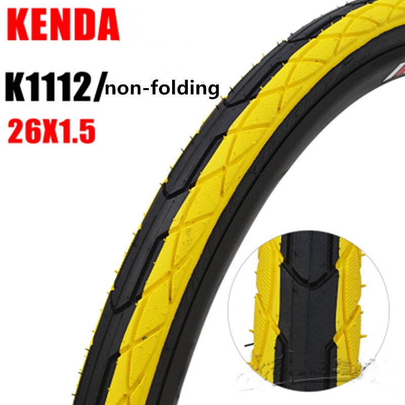 KENDA k1112 bicycle tyre mountain bike 26*1.5/1.75 puncture-proof folding/non-folding bike tire