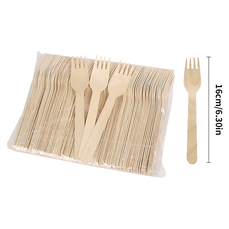 Cucharas de madera desechables para degustación de muestreo, yogur, helado, tenedores de postre, vajilla para de boda, cuchara de madera, 50/100 Uds.: Azul / 100 unids