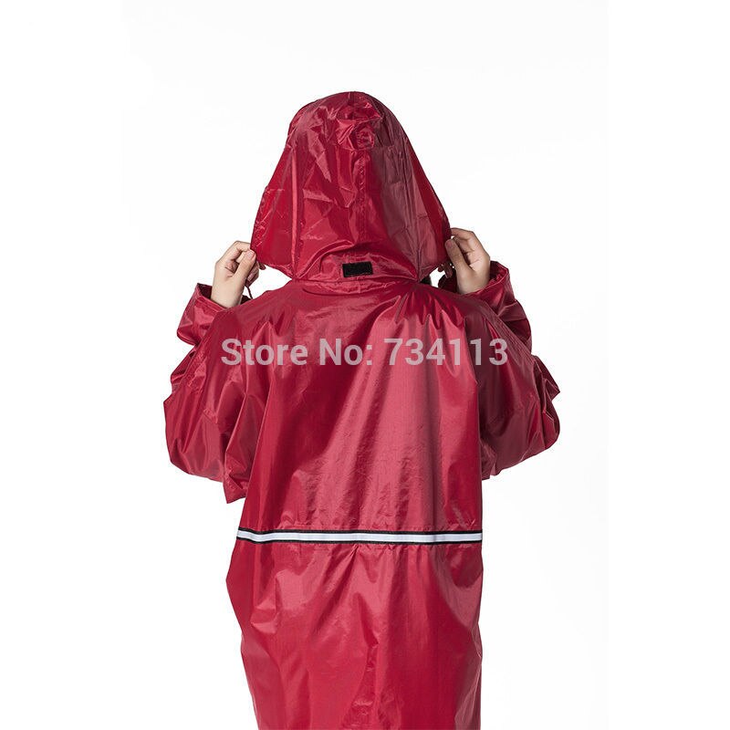 Regenjas pak mannen en vrouwen Regenbroek Pak Fietsen [Split] Waterdichte Regenkleding poncho voor regen motorfiets waterdicht