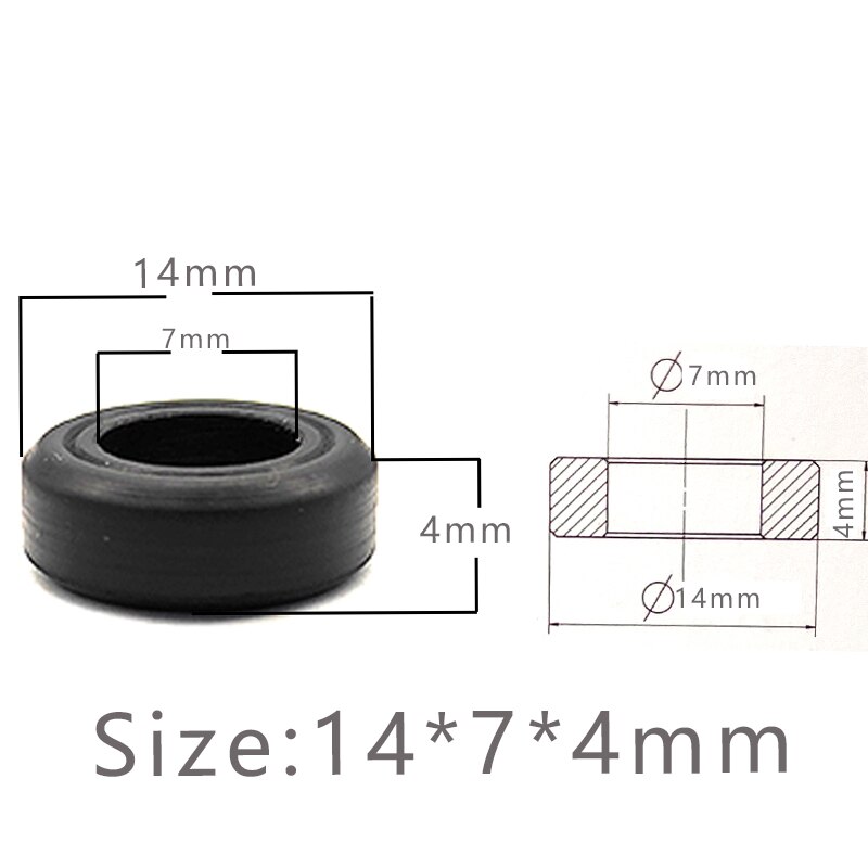 Original Insulator Injector Vibration Rubber Seals 22044 14*7*4mm Of Genuine Toyota Parts 23291-22020 2329173010 23291-73010