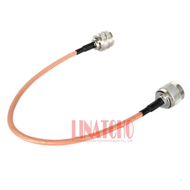 Cable de puente coaxial N macho a PL259 UHF, 30CM, baja pérdida, buena , RG303