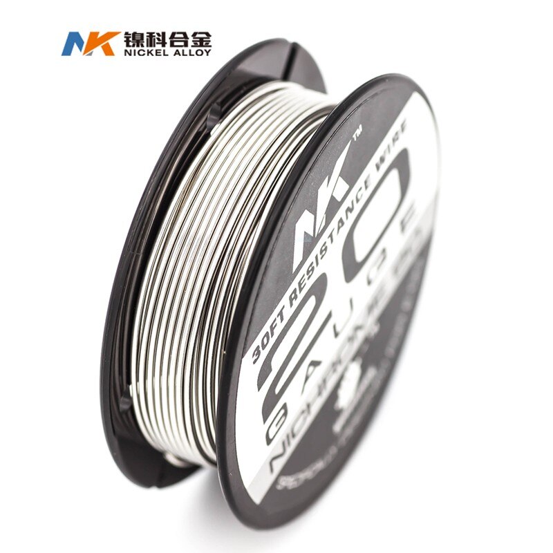 NK Ni80 Nichrome 80 20 Wire E-Cigarette 20g 22ga awg 24 26 27 28-32 gauge vape heating Wire For RDA RTA for DIY Prebuilt Coil