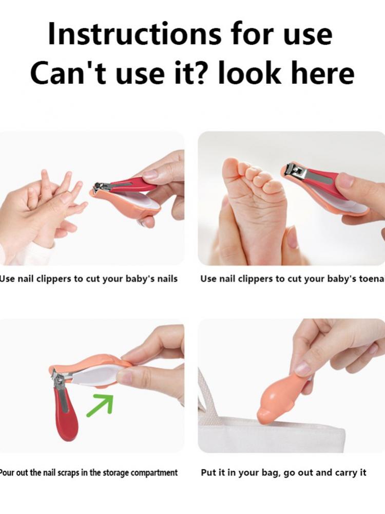 Veiligheid 1st Ziekenhuis Keuze Fold Up Nagelknipper