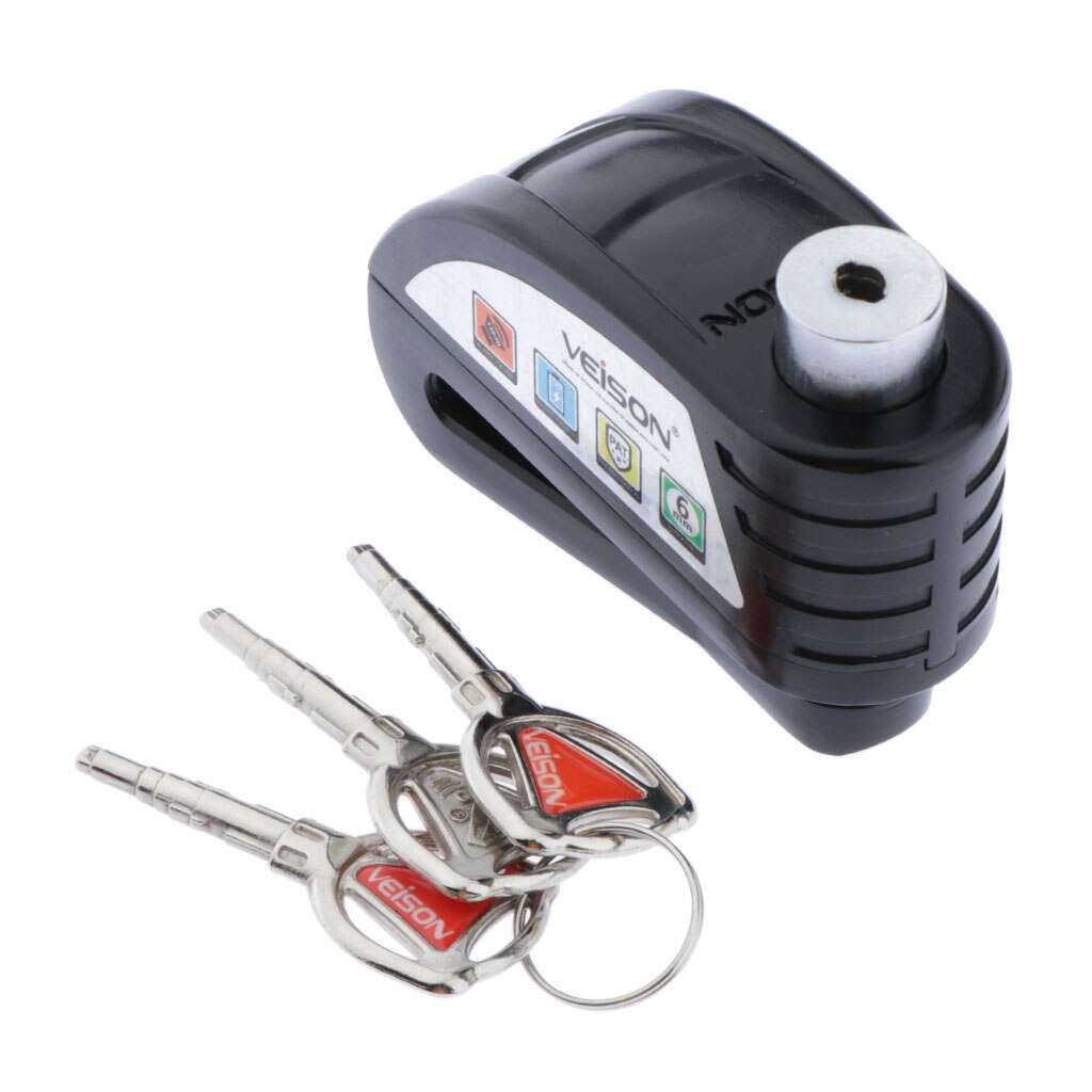 Disc Lock Disc Lock Alarm 130dB For Bike Motorcycle, Waterproof