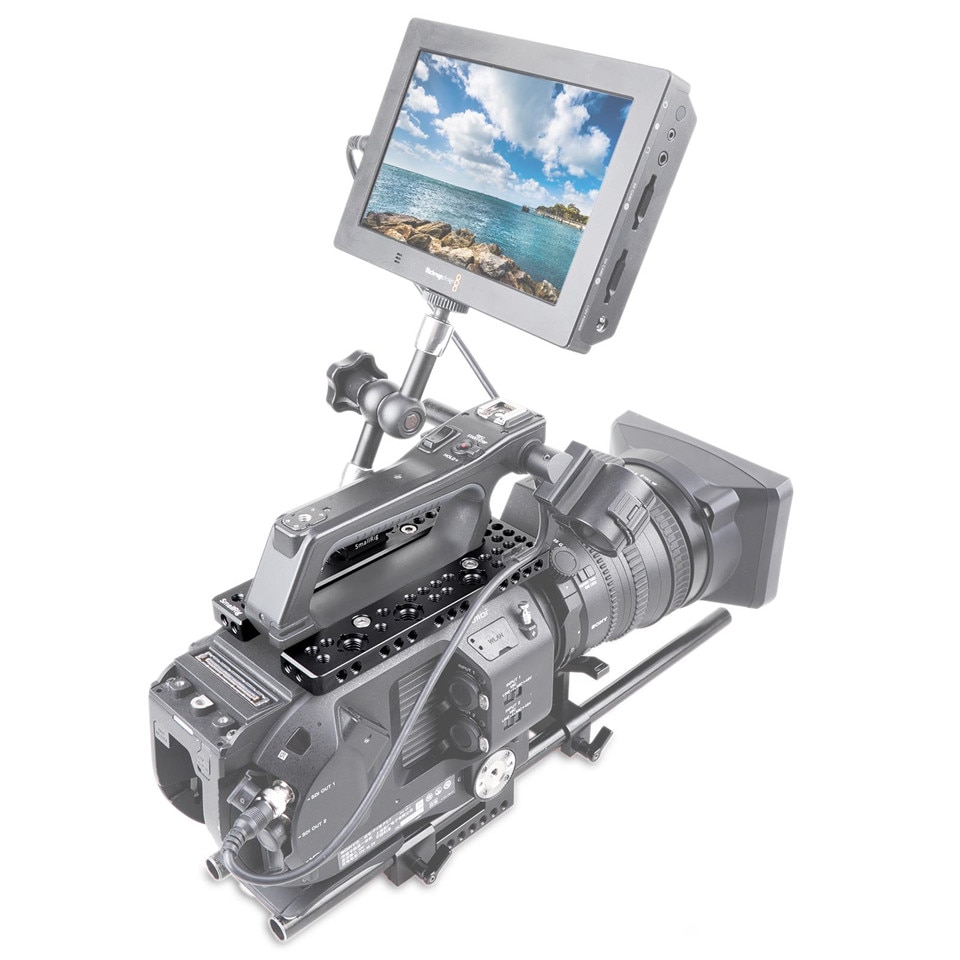SmallRig U-Shape Top Plate for Sony FS7/FS7II Camcorder With ARRI Accessories Point - 1975