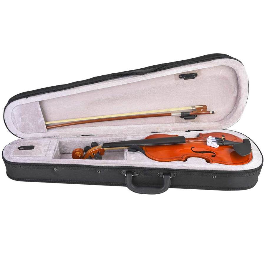 Violin Set with Bow Rosin Bag Basswood Violin Kit 1/2 1/4 for Musician Lovers: Default Title