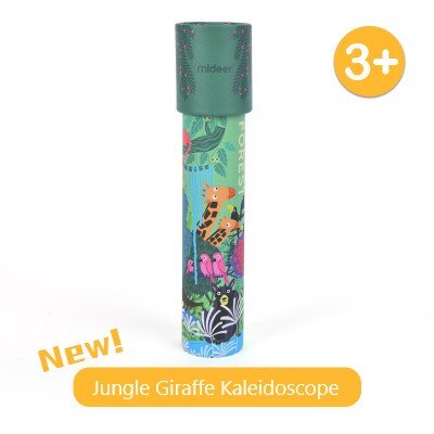 Diy Caleidoscoop Roterende Papier Educatief Speelgoed Polygon Prism Magic Kleur Wereld Kinderen Speelgoed Autisme Kid Educatief Speelgoed: Jungle