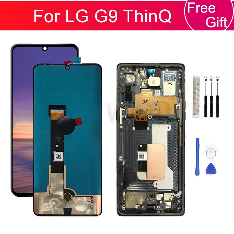 Para LG G9 pantalla LCD MONTAJE DE digitalizador con pantalla táctil para LG Velvet 5G LCD para LG G9 ThinQ pantalla LM-G900 reemplazo de la pantalla