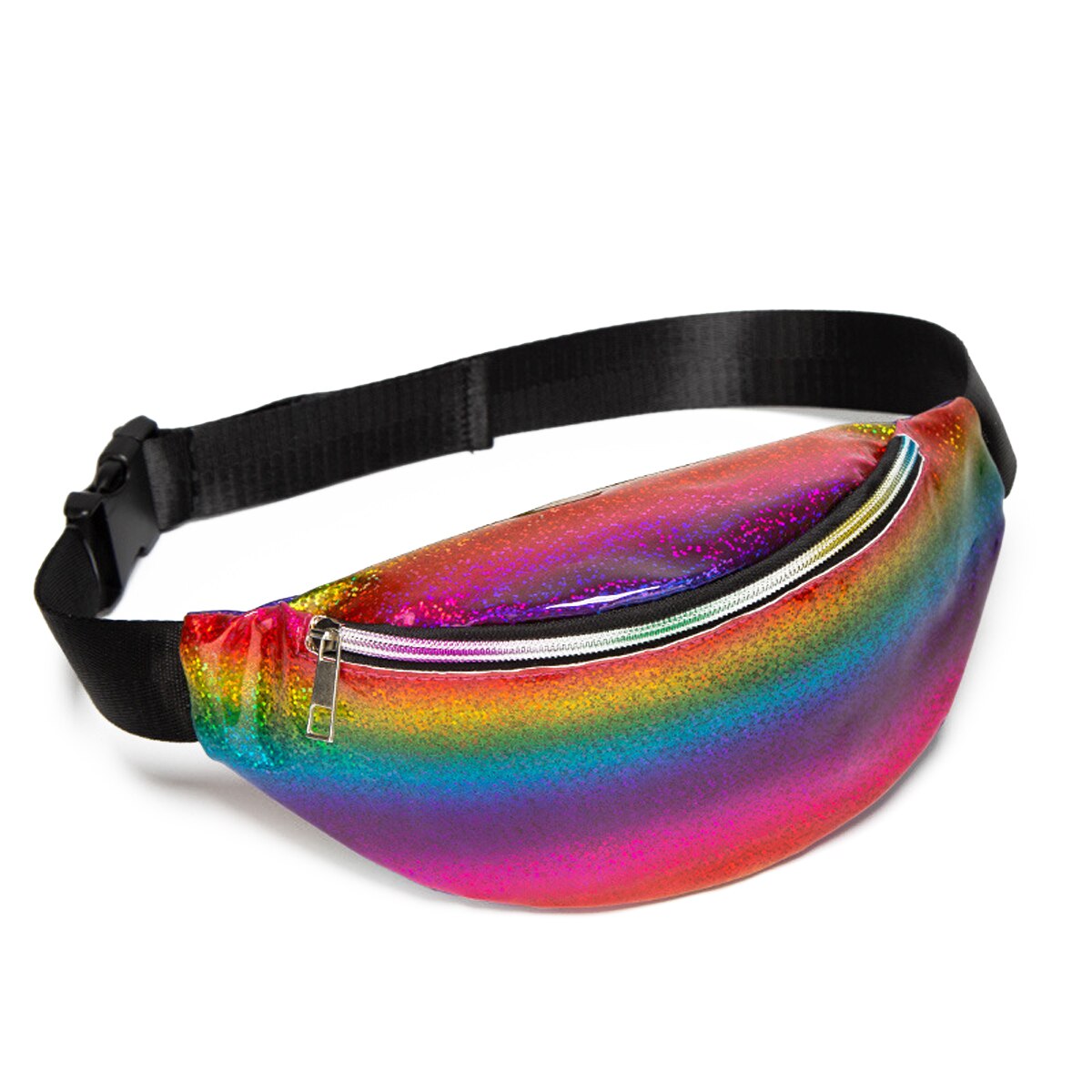 neue Taille Tasche Regenbogen Farbe Pailletten Fanny Pack Brieftasche Geldbörsen Brust Pack Frauen Mädchen Reisen Handy Tasche: 2