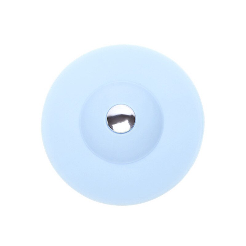 Tapón de drenaje multifunción, ideas sencillas contra el mal olor, cubierta de drenaje de suelo, tapón para bañera: Azul