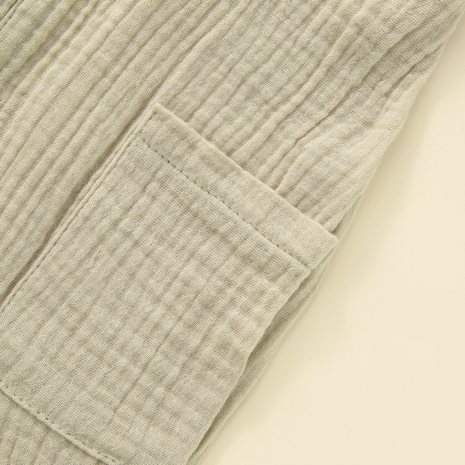 Jongetje Meisje Jarretel Broek Zomer Peuters Effen Kleur Voorste Knop Pocket Decoratie Overalls Mouwloze Jumpsuit 6M-4T